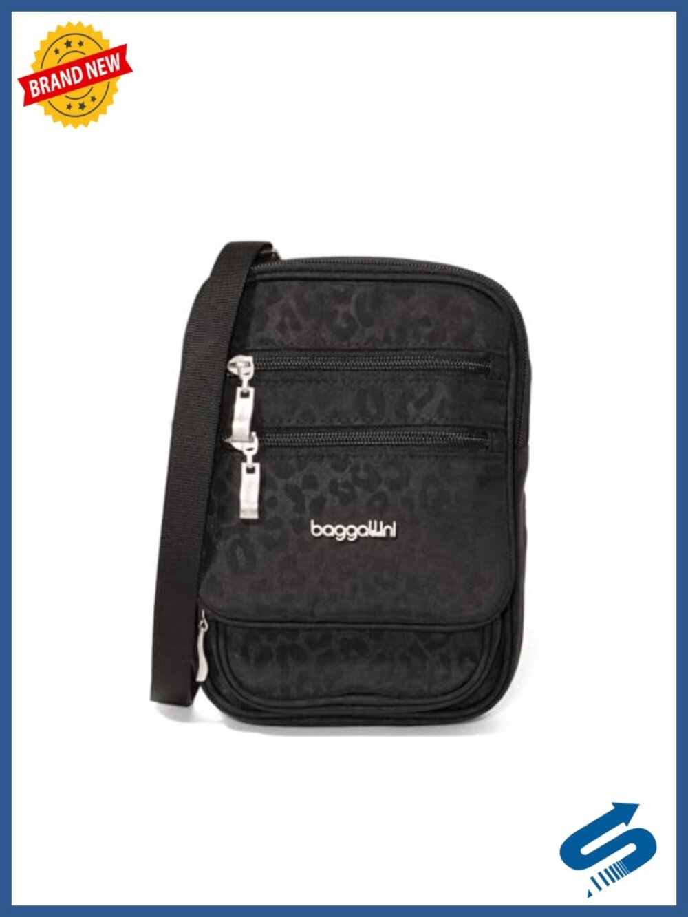 Baggallini Journey Crossbody Bag Lightweight Travel Handbag RFID Machine